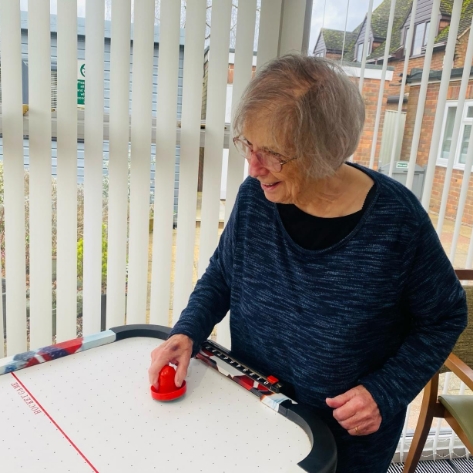 Salveo Care | an image showing one of our residents engaging in physical activity