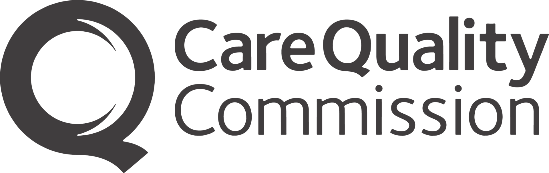 Care Quality Commission logo with a large stylised Q on the left and the organisation's name in bold letters on the right.
